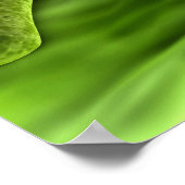 Microscopisch Uitzicht van bacteriën 1 Poster (Hoek)