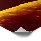 Microscopisch Uitzicht van bacteriën 3 Poster (Hoek)