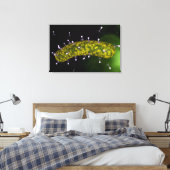 Microscopisch Uitzicht van bacteriofaag Canvas Afdruk (Insitu (Slaapkamer))