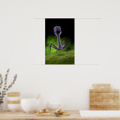 Microscopisch Uitzicht van bacteriofaag Poster (Keuken)