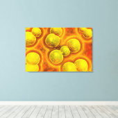 Microscopisch Uitzicht van Chlamydia Canvas Afdruk (Insitu (Houten vloer))