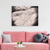 Microscopisch Uitzicht van de korncobformatie Canvas Afdruk (Insitu (Woonkamer))