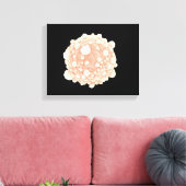 Microscopisch Uitzicht van de Pancreaskankercel Canvas Afdruk (Insitu (Woonkamer))
