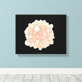 Microscopisch Uitzicht van de Pancreaskankercel Canvas Afdruk (Insitu (Houten vloer))