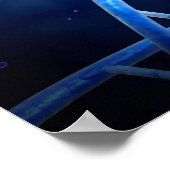 Microscopisch Uitzicht van DNA Poster (Hoek)