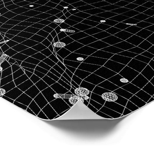 Microscopisch uitzicht van een helicobacter pylori poster (Hoek)