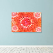 Microscopisch Uitzicht van endrimers 2 Canvas Afdruk (Insitu (Houten vloer))