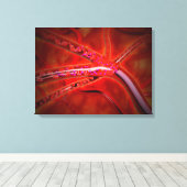 Microscopisch Uitzicht van het geïnjecteerde genee Canvas Afdruk (Insitu (Houten vloer))