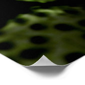 Microscopisch Uitzicht van het HIV-virus 1 Poster (Hoek)