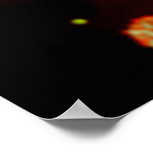 Microscopisch Uitzicht van het HIV-virus 2 Poster (Hoek)