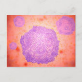 Microscopisch Uitzicht van het kaninenparvovirus 2 Briefkaart (Voorkant)