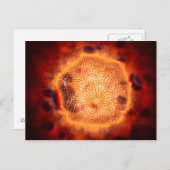 Microscopisch Uitzicht van het kaninenparvovirus 4 Briefkaart (Voorkant / Achterkant)