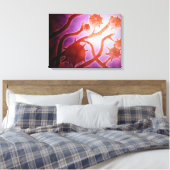 Microscopisch Uitzicht van histoplasmose Canvas Afdruk (Insitu (Slaapkamer))