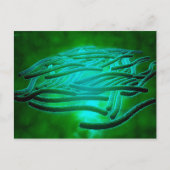 Microscopisch Uitzicht van Legionella Pneumophila Briefkaart (Voorkant)