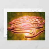 Microscopisch Uitzicht van Legionella Pneumophila  Briefkaart (Voorkant / Achterkant)