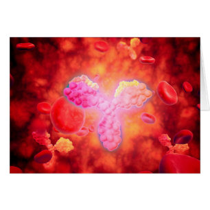 Microscopisch Uitzicht van menselijke antilichamen