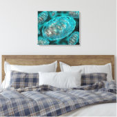Microscopisch Uitzicht van Mitochondria 2 Canvas Afdruk (Insitu (Slaapkamer))