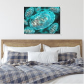 Microscopisch Uitzicht van Mitochondria 2 Canvas Afdruk (Insitu (Slaapkamer))