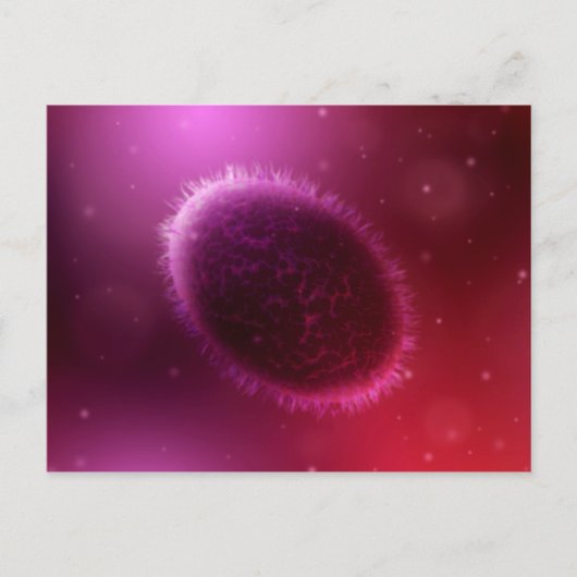 Microscopisch Uitzicht van monster 1 Briefkaart (Voorkant)