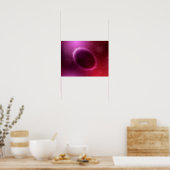 Microscopisch Uitzicht van monster 1 Poster (Keuken)