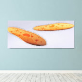 Microscopisch Uitzicht van paramecium 4 Canvas Afdruk (Insitu (Houten vloer))