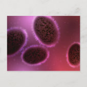 Microscopisch Uitzicht van Samlpox 2 Briefkaart (Voorkant)