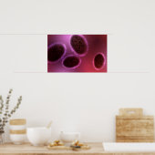 Microscopisch Uitzicht van Samlpox 2 Poster (Keuken)