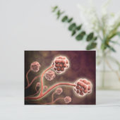 Microscopisch Uitzicht van tachybotrys Chartarum Briefkaart (Staand voorkant)