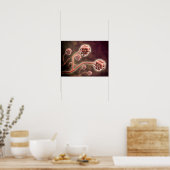 Microscopisch Uitzicht van tachybotrys Chartarum Poster (Keuken)