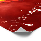 Microscopisch Uitzicht van vetplak in de slagader Poster (Hoek)