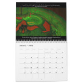 Microscopisch World Calendar Kalender (Jan 2026)
