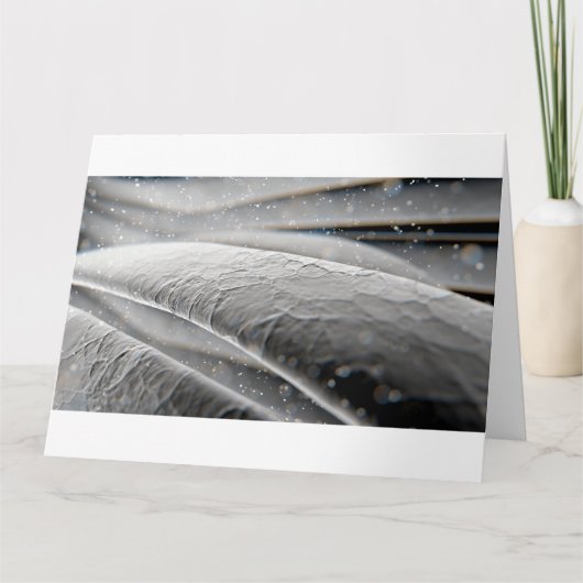 Microscopische haarstrengen kaart (Voorkant)