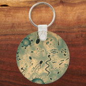 Microscopische microben sleutelhanger (Voorkant)