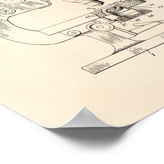 Microsoft 1948 Patent Art Old Peper Poster (Hoek)