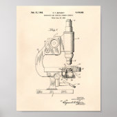 Microsoft 1948 Patent Art Old Peper Poster (Voorkant)