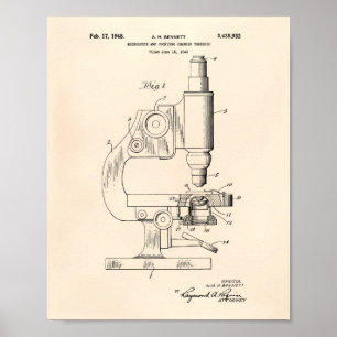 Microsoft 1948 Patent Art Old Peper Poster