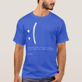 Microsoft Blue Screen of Death T-shirt (Voorkant)
