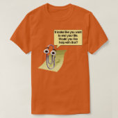 Microsoft Clippy Suicide Assistant Meme shirt Paro (Design voorkant)
