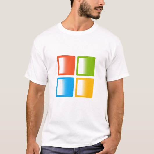 Microsoft Kunstlogo T-shirt (Voorkant)