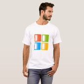 Microsoft Kunstlogo T-shirt (Voorkant volledig)