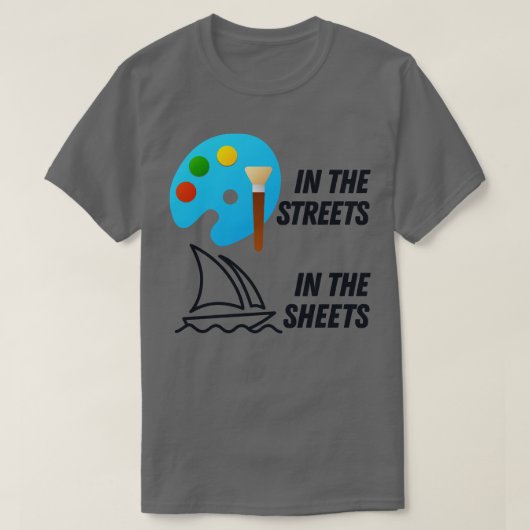Microsoft schildert in de bladen Midjourney in de  T-shirt (Design voorkant)