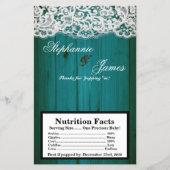 Microwave Popcorn Wrapper Distressed Blauwgroen Wo Flyer (Voorkant)