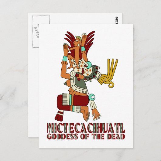 Mictecacihuatl Briefkaart (Voorkant / Achterkant)