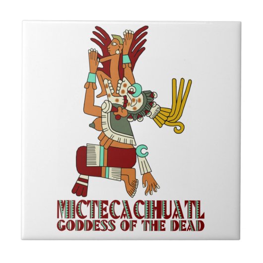 Mictecacihuatl Tegeltje (Voorkant)