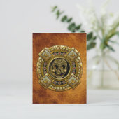 Mictlantecuhtli - Aztec God voor de dood Briefkaart (Staand voorkant)