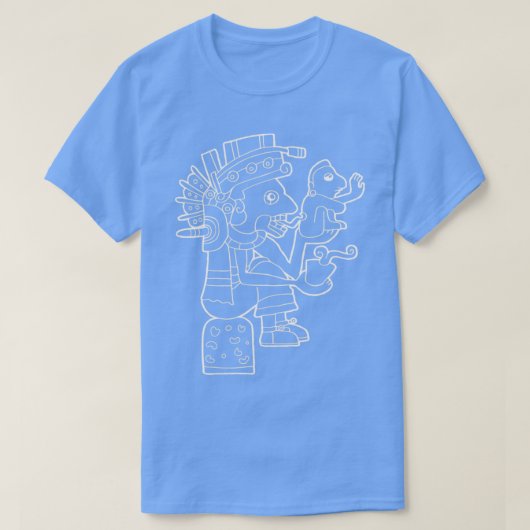 Mictlantecuhtli God van de dood Aztec God Mayan In T-shirt (Design voorkant)