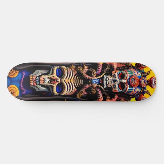 "Mictlantecuhtli" Persoonlijk Skateboard (Horizontaal)