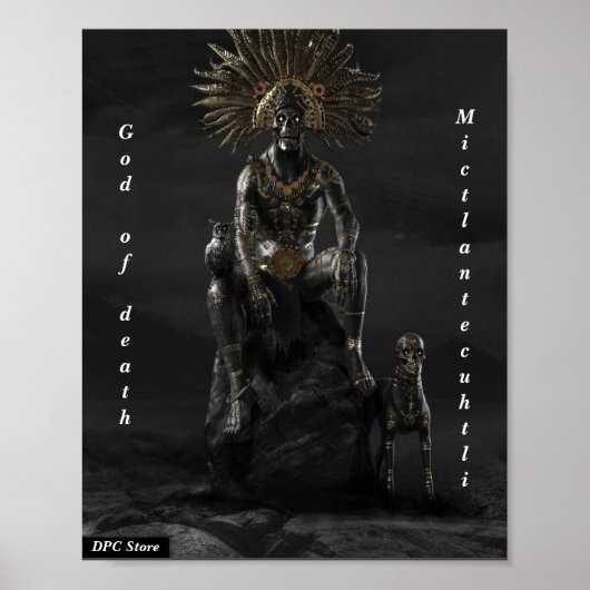 Mictlantecuhtli Poster (Voorkant)