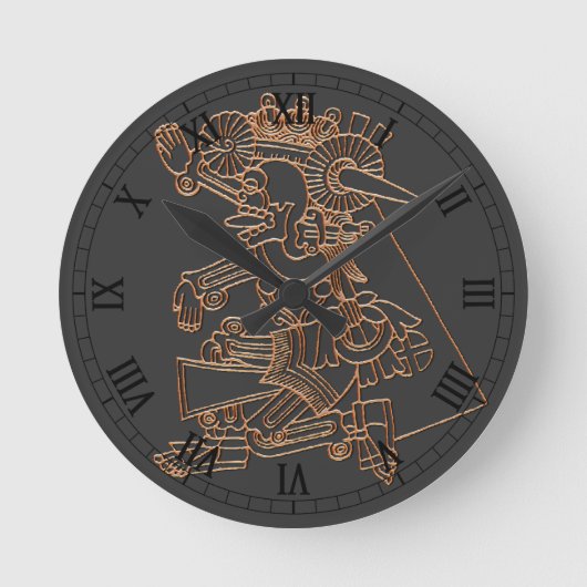 Mictlantecuhtli Ronde Klok (Voorkant)