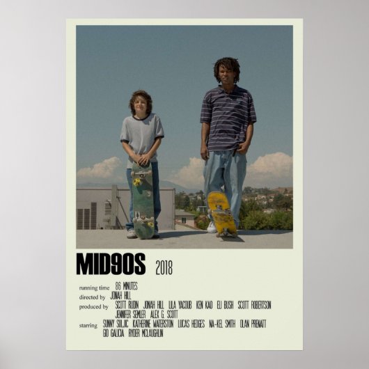 mid90s Alternative Art Movie Large 3 Poster (Voorkant)